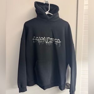 BALENCIAGA slime logo hoodie (worn once)